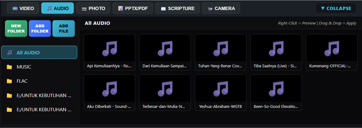 ShowLyrics audio library